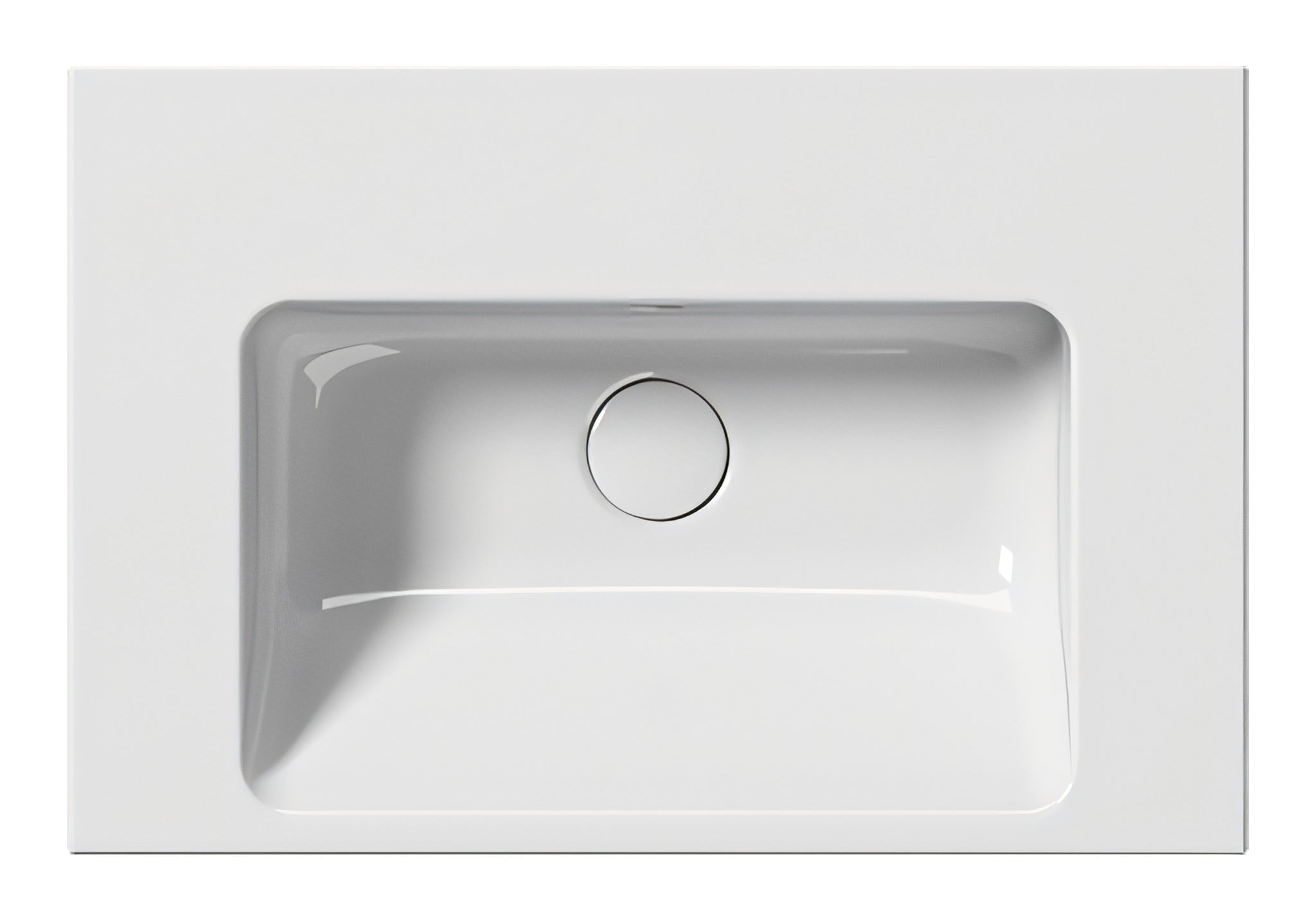 UMYWALKA PODWIESZANA/WPUSZCZANA NORM WHITE GLOSSY OD GSI 8636111