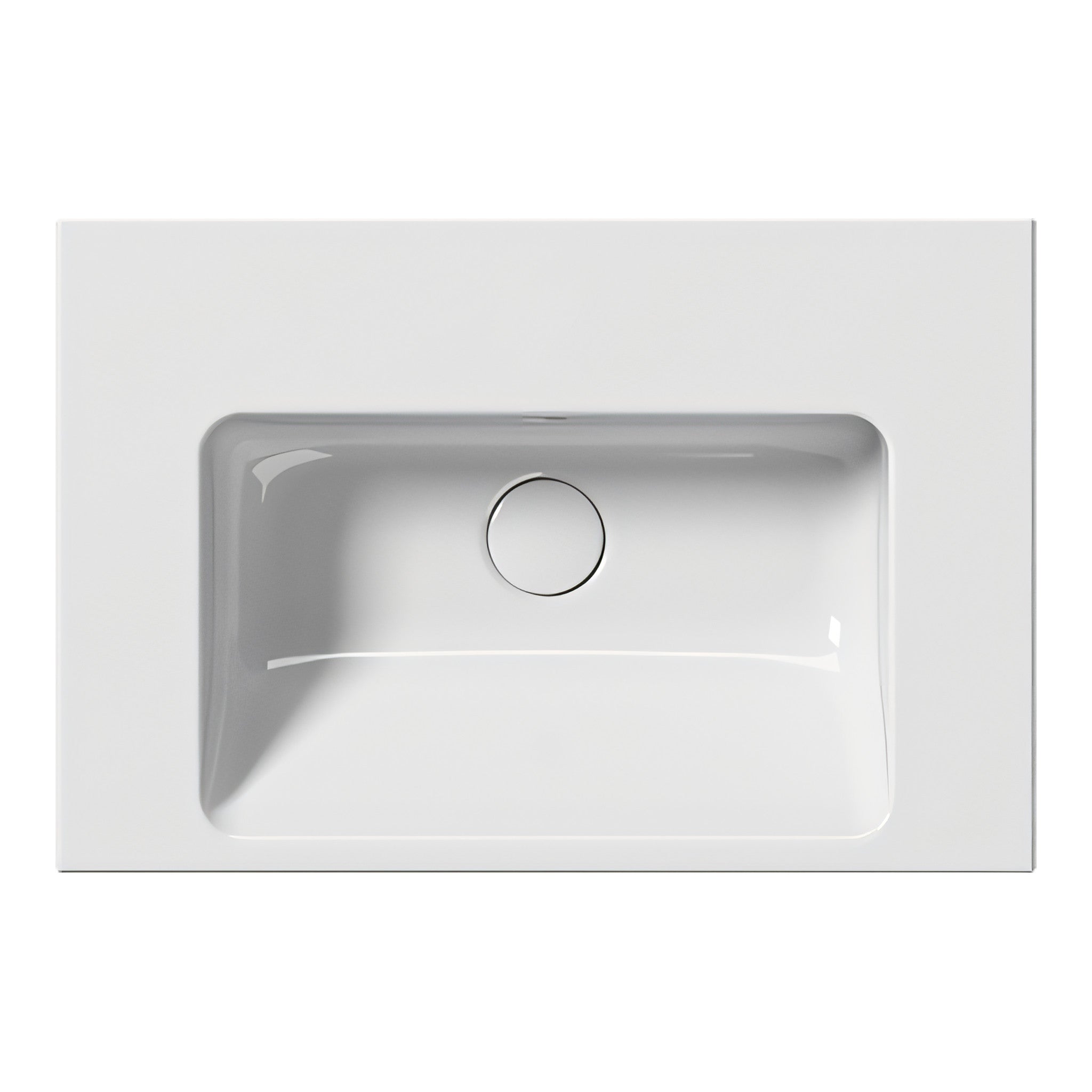 UMYWALKA PODWIESZANA/WPUSZCZANA NORM WHITE GLOSSY OD GSI 8636111