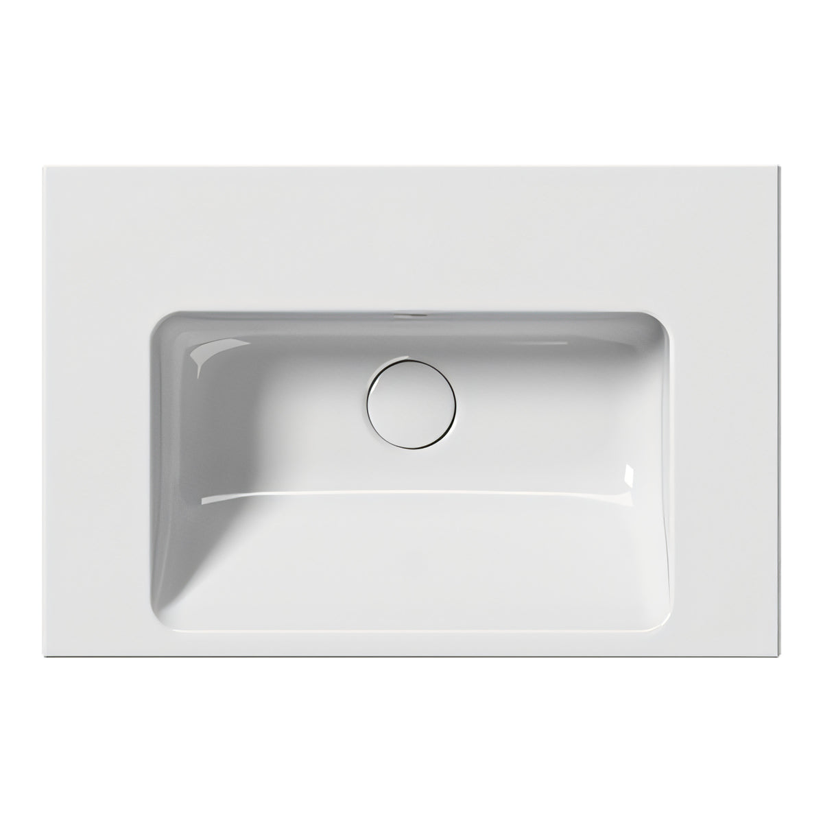 UMYWALKA PODWIESZANA/WPUSZCZANA NORM WHITE GLOSSY OD GSI 8636111