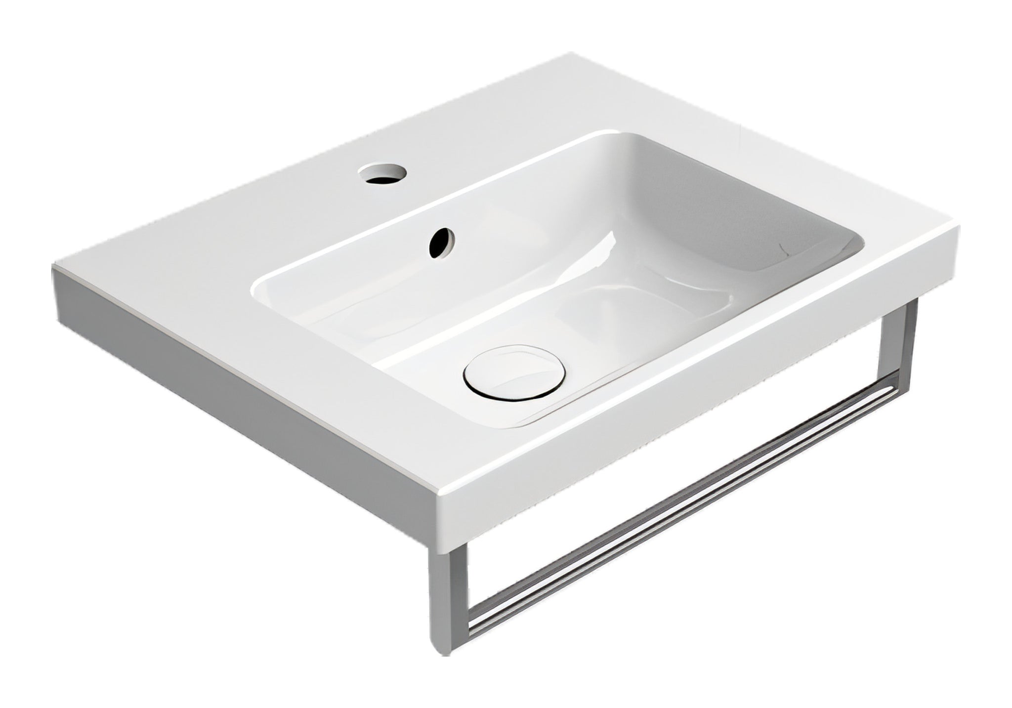 UMYWALKA PODWIESZANA/WPUSZCZANA NORM WHITE GLOSSY OD GSI 8638111