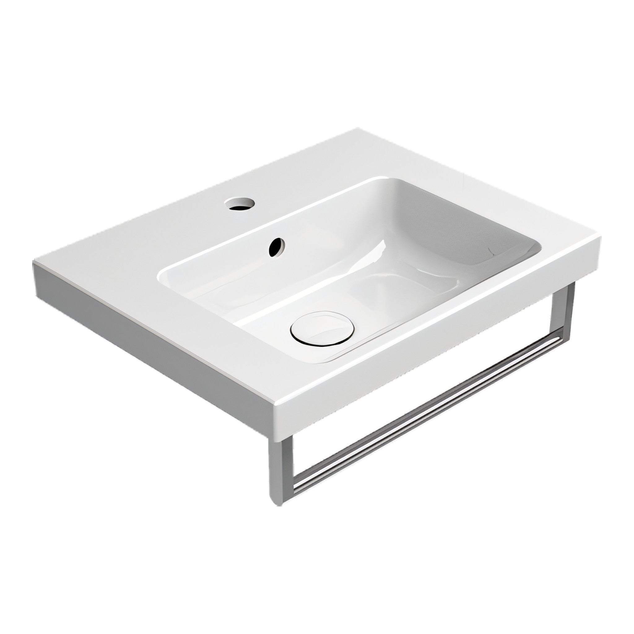 UMYWALKA PODWIESZANA/WPUSZCZANA NORM WHITE GLOSSY OD GSI 8638111