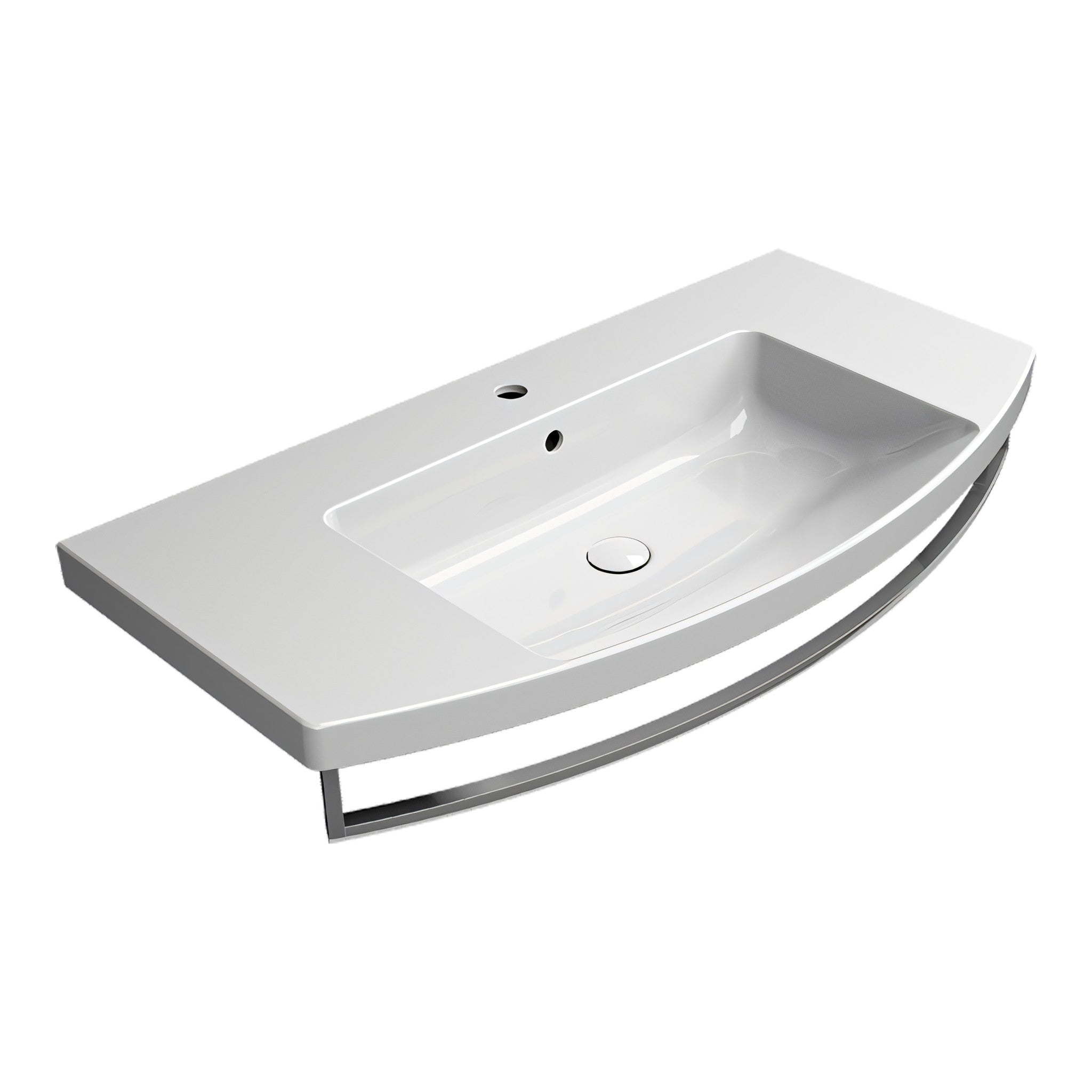 UMYWALKA PODWIESZANA/WPUSZCZANA NORM WHITE GLOSSY OD GSI 8643111