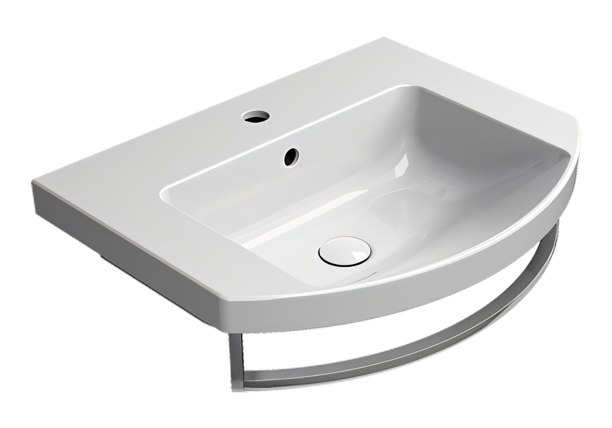 UMYWALKA PODWIESZANA/WPUSZCZANA NORM WHITE GLOSSY OD GSI 8645111