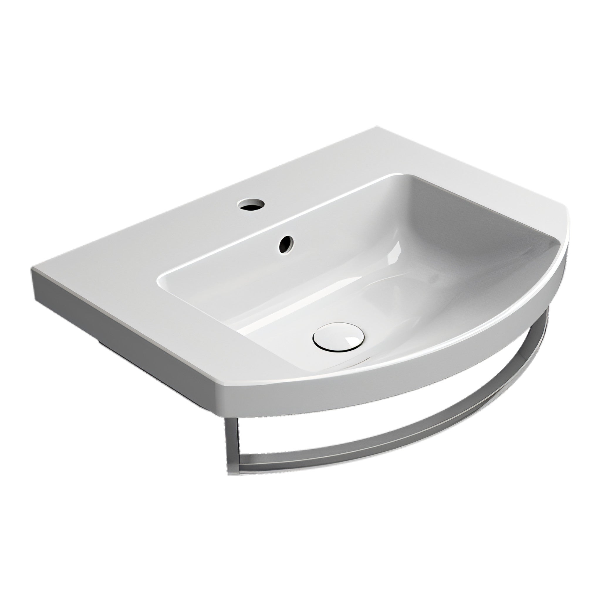 UMYWALKA PODWIESZANA/WPUSZCZANA NORM WHITE GLOSSY OD GSI 8645111