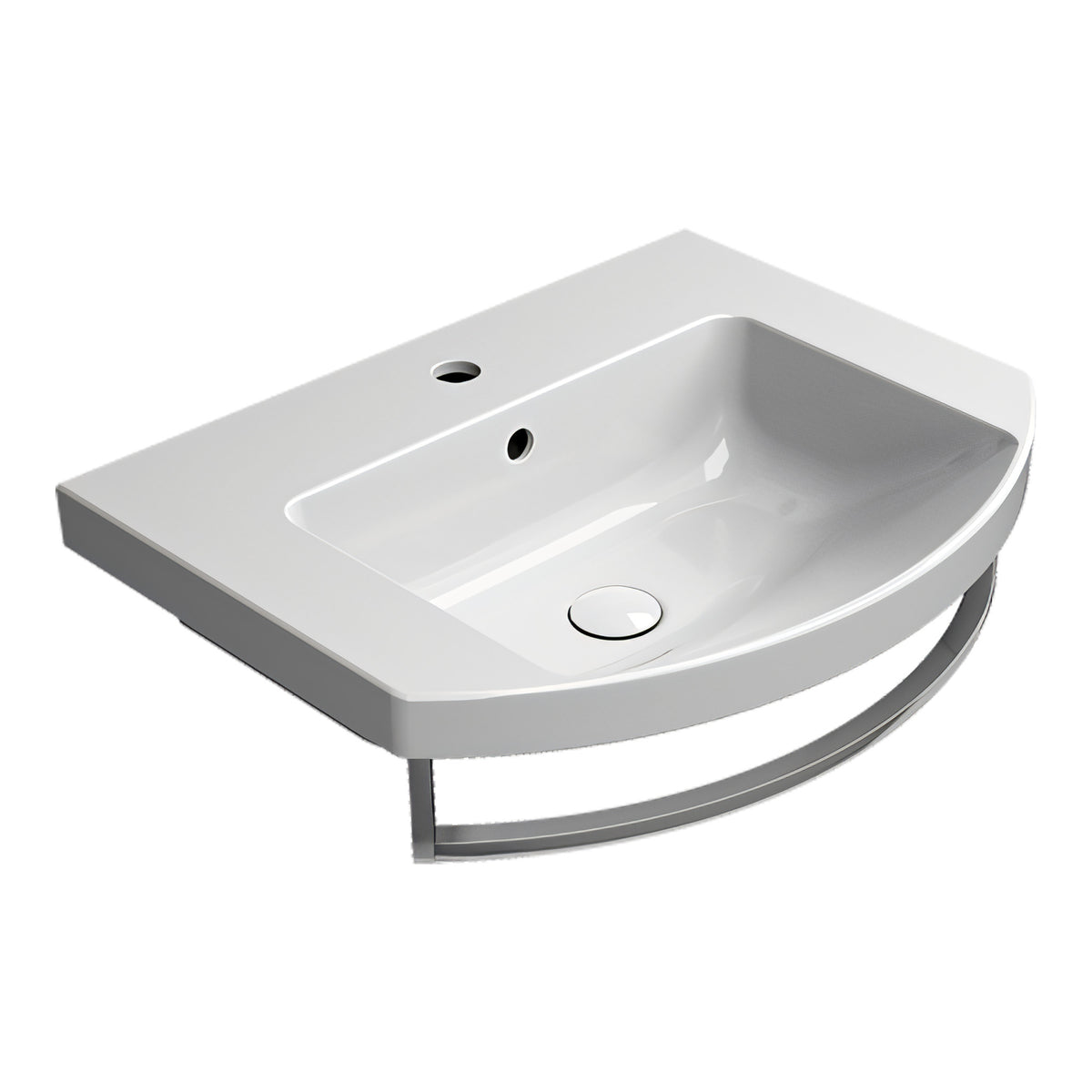 UMYWALKA PODWIESZANA/WPUSZCZANA NORM WHITE GLOSSY OD GSI 8645111
