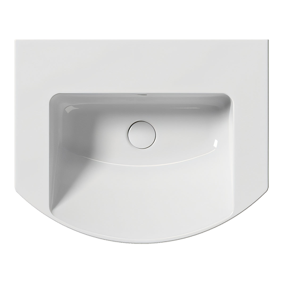 UMYWALKA PODWIESZANA/WPUSZCZANA NORM WHITE GLOSSY OD GSI 8645111