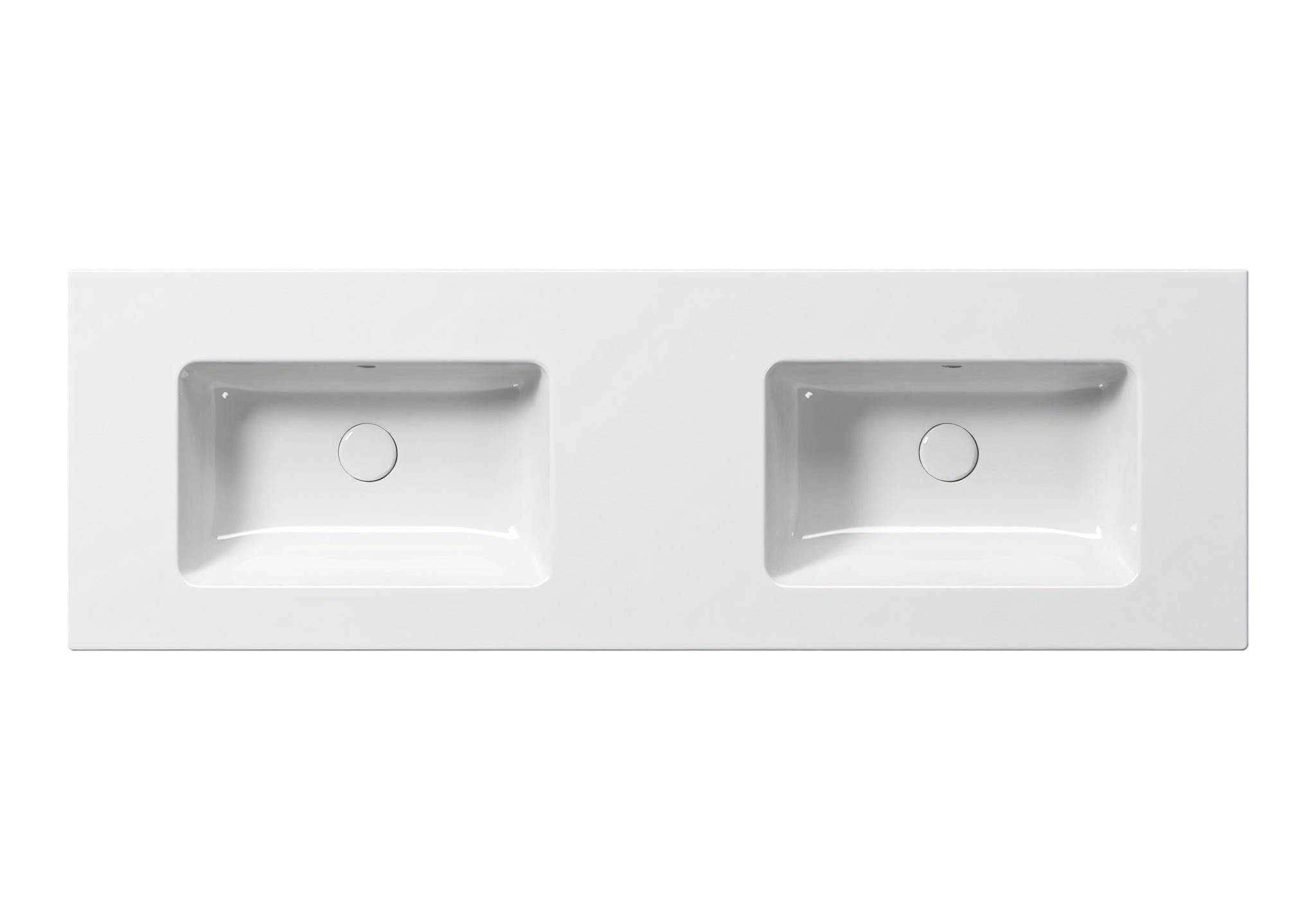 UMYWALKA PODWIESZANA/WPUSZCZANA/PODWÓJNA PURA WHITE GLOSSY OD GSI 8889111