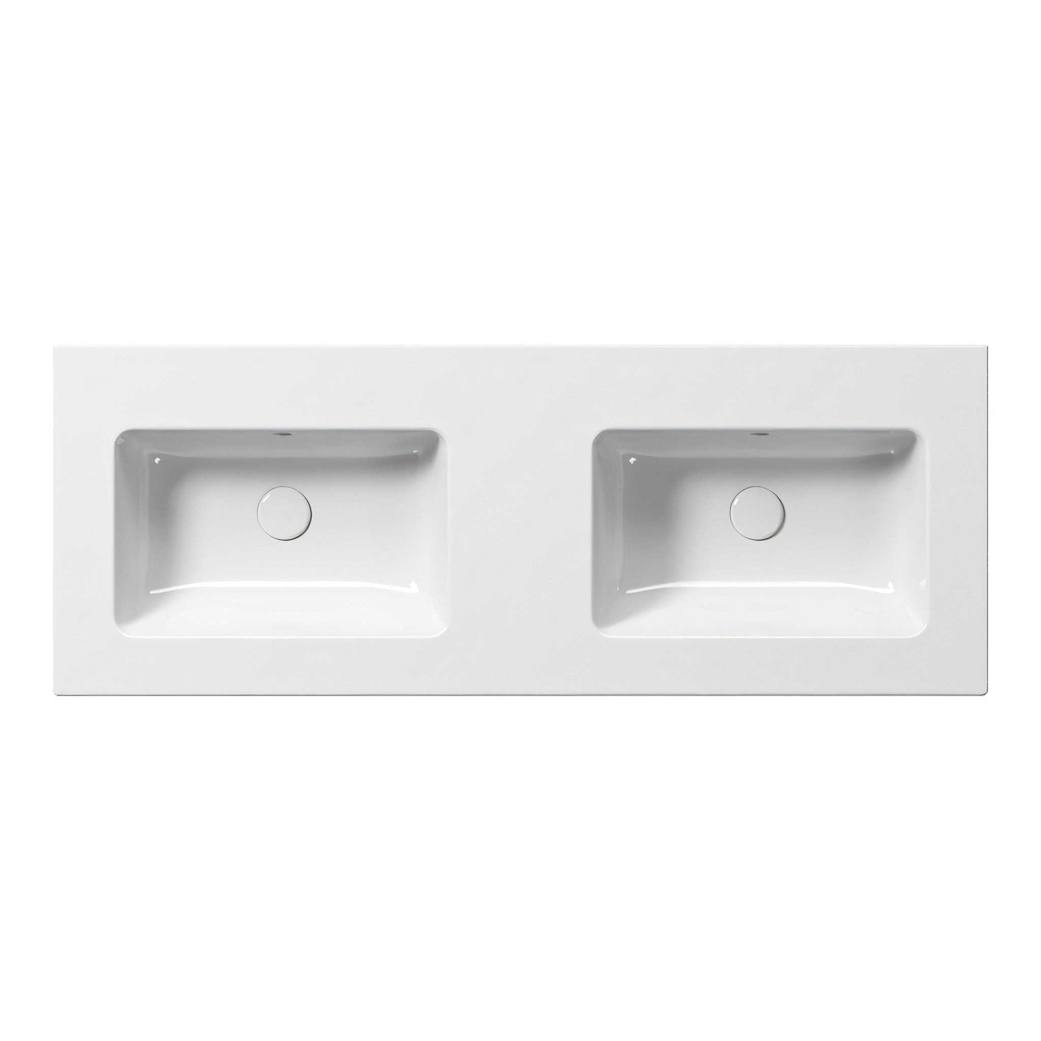 UMYWALKA PODWIESZANA/WPUSZCZANA/PODWÓJNA PURA WHITE GLOSSY OD GSI 8888111