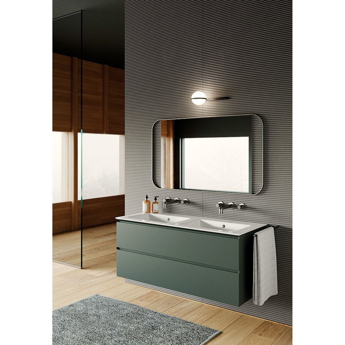 UMYWALKA PODWIESZANA/WPUSZCZANA/PODWÓJNA PURA WHITE GLOSSY OD GSI 8888111