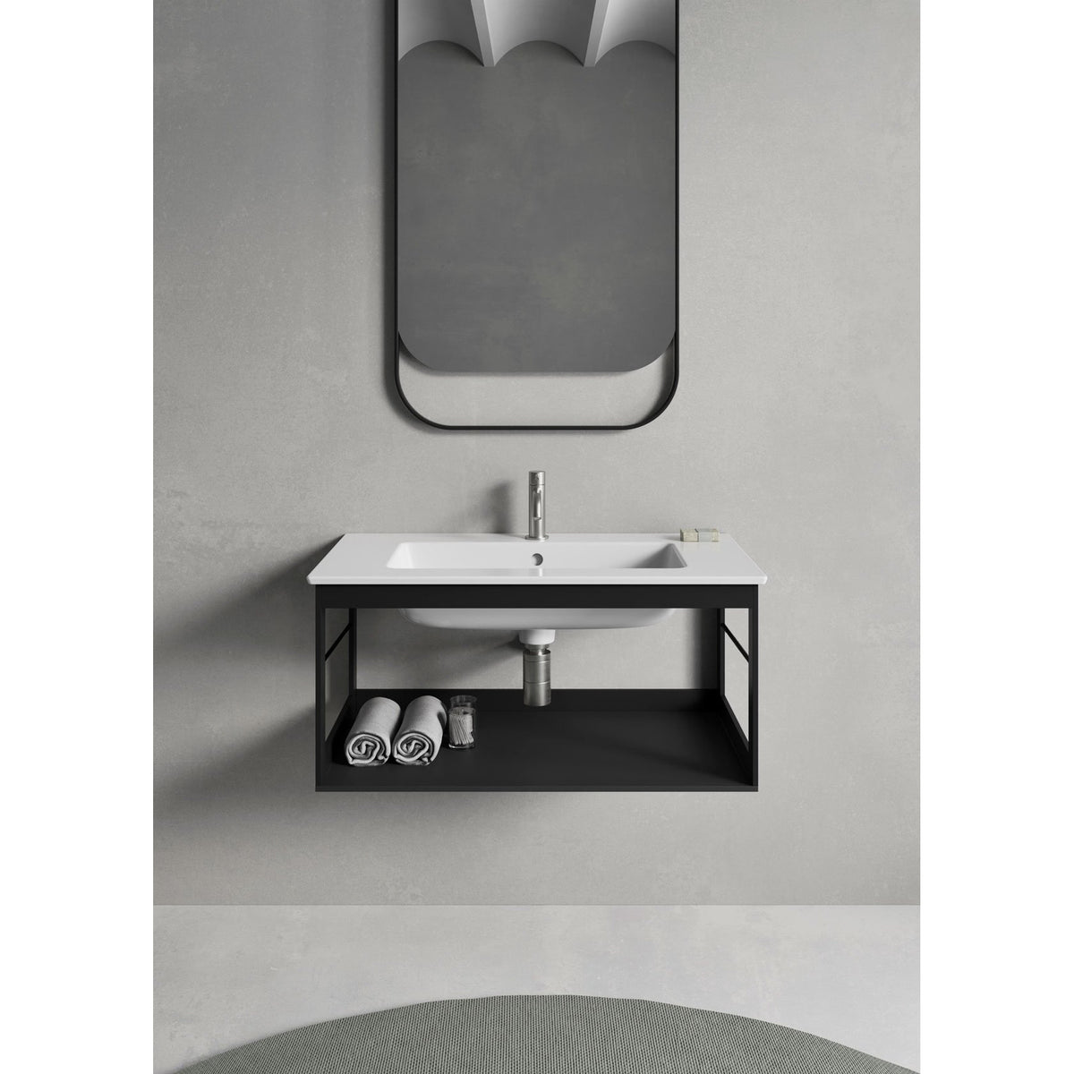 UMYWALKA PODWIESZANA/WPUSZCZANA PURA WHITE GLOSSY OD GSI 8885111