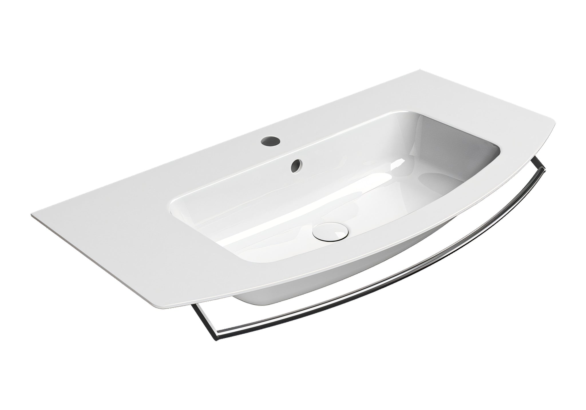 UMYWALKA PODWIESZANA/WPUSZCZANA PURA WHITE GLOSSY OD GSI 8825111