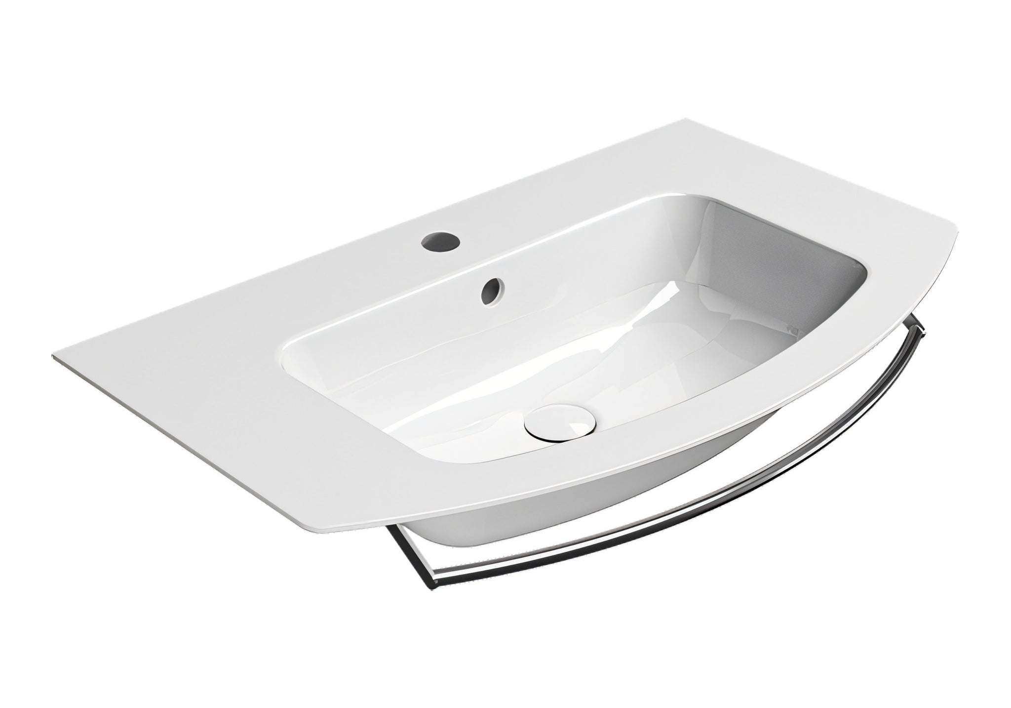 UMYWALKA PODWIESZANA/WPUSZCZANA PURA WHITE GLOSSY OD GSI 8826111