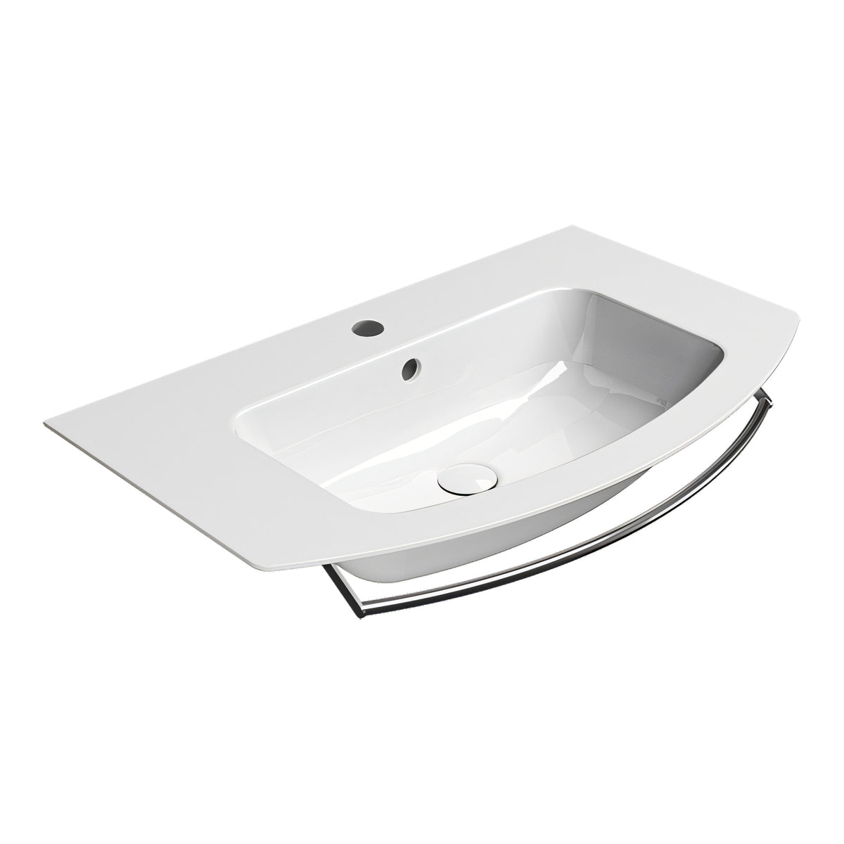 UMYWALKA PODWIESZANA/WPUSZCZANA PURA WHITE GLOSSY OD GSI 8826111