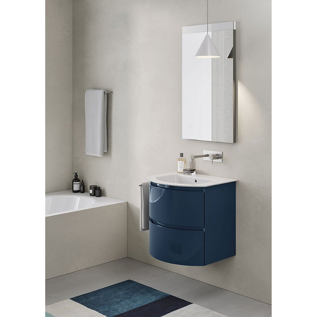UMYWALKA PODWIESZANA/WPUSZCZANA PURA WHITE GLOSSY OD GSI 8827111