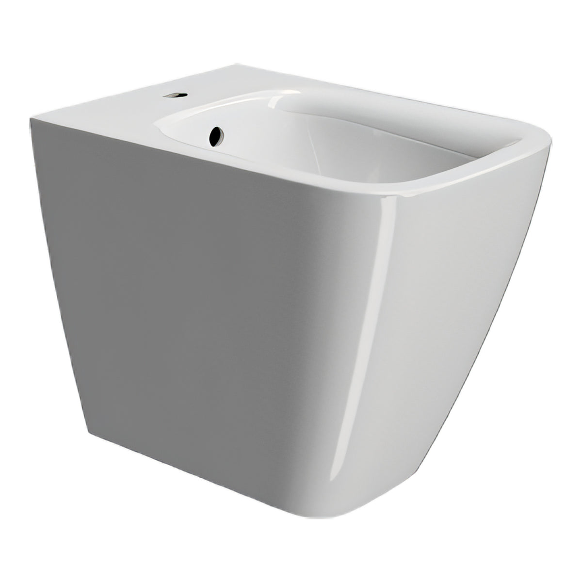 BIDET STOJĄCY NUBES WHITE GLOSSY OD GSI 9662111