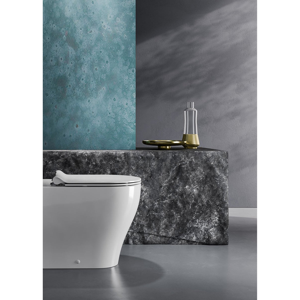 MISKA WC STOJĄCA TONO WHITE GLOSSY OD GSI 641011