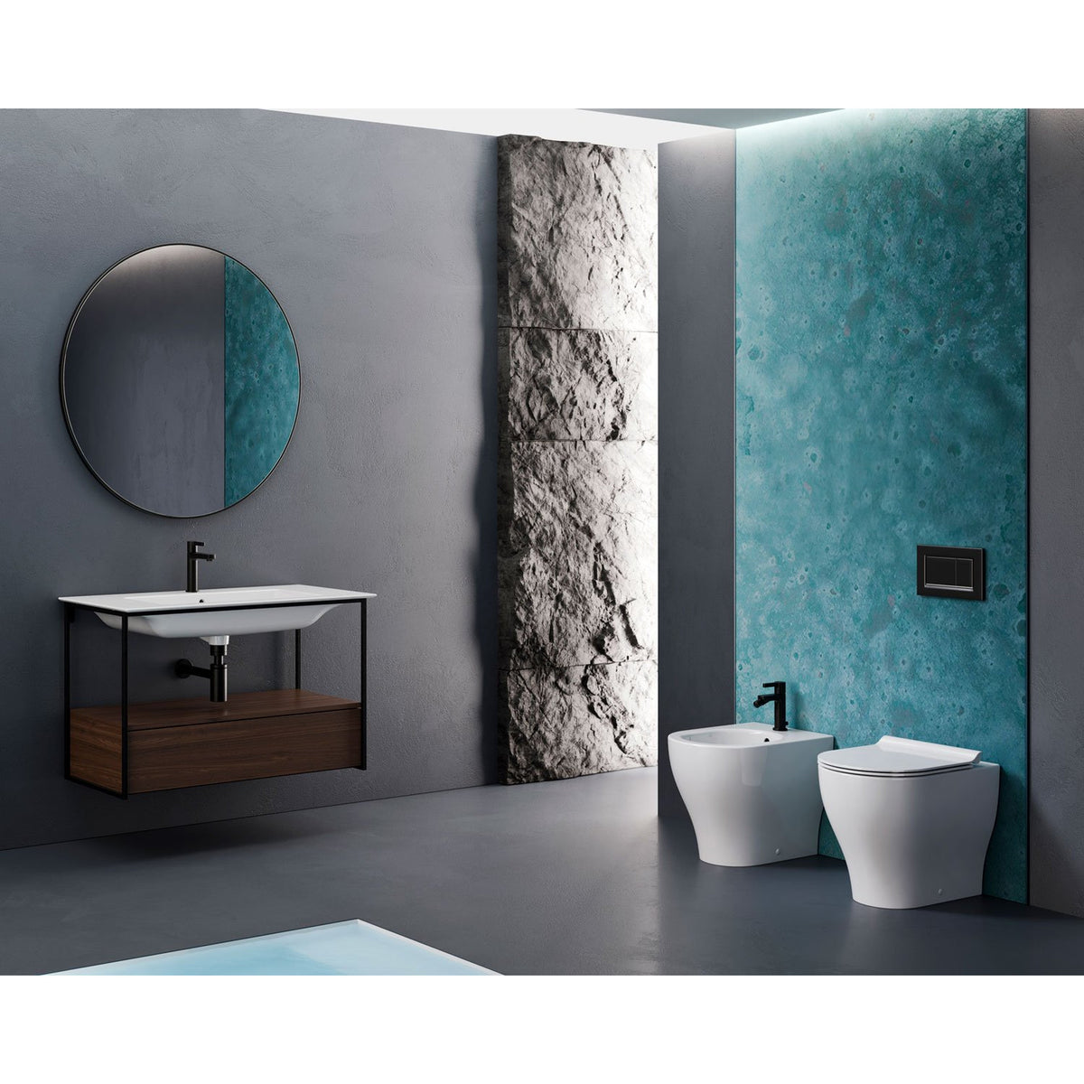 BIDET STOJĄCY TONO WHITE GLOSSY OD GSI 6462111