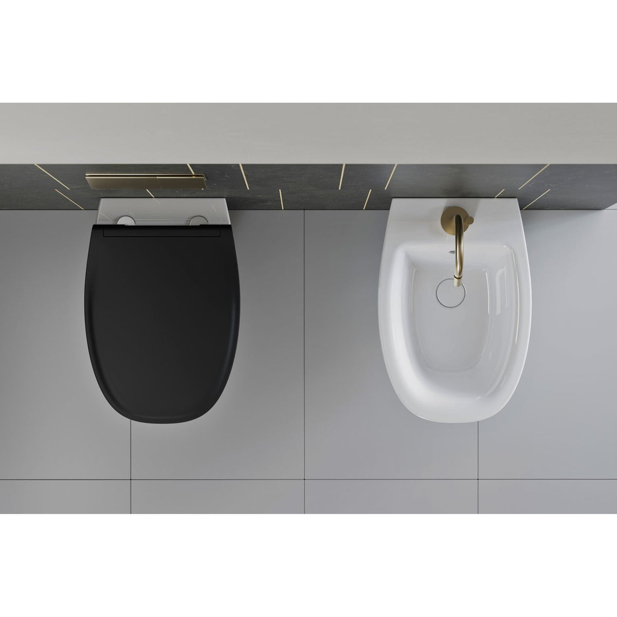 BIDET PODWIESZANY MODO+ WHITE GLOSSY OD GSI 8465111