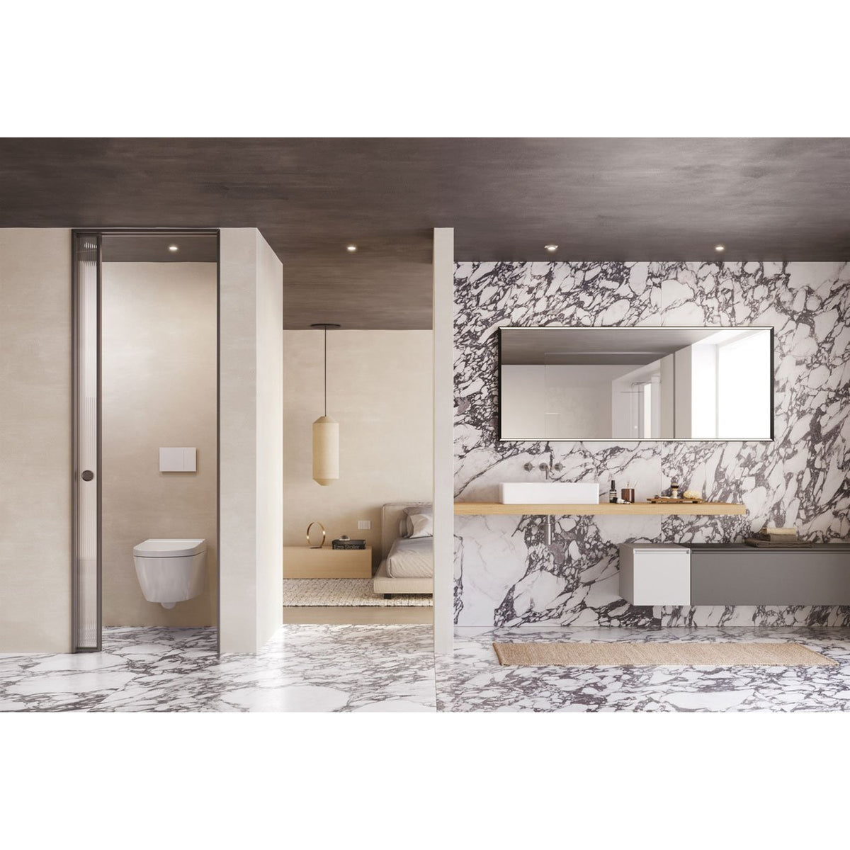 MISKA WC MYJĄCA PODWIESZANA WCLEAN WHITE GLOSSY OD GSI 7418K11