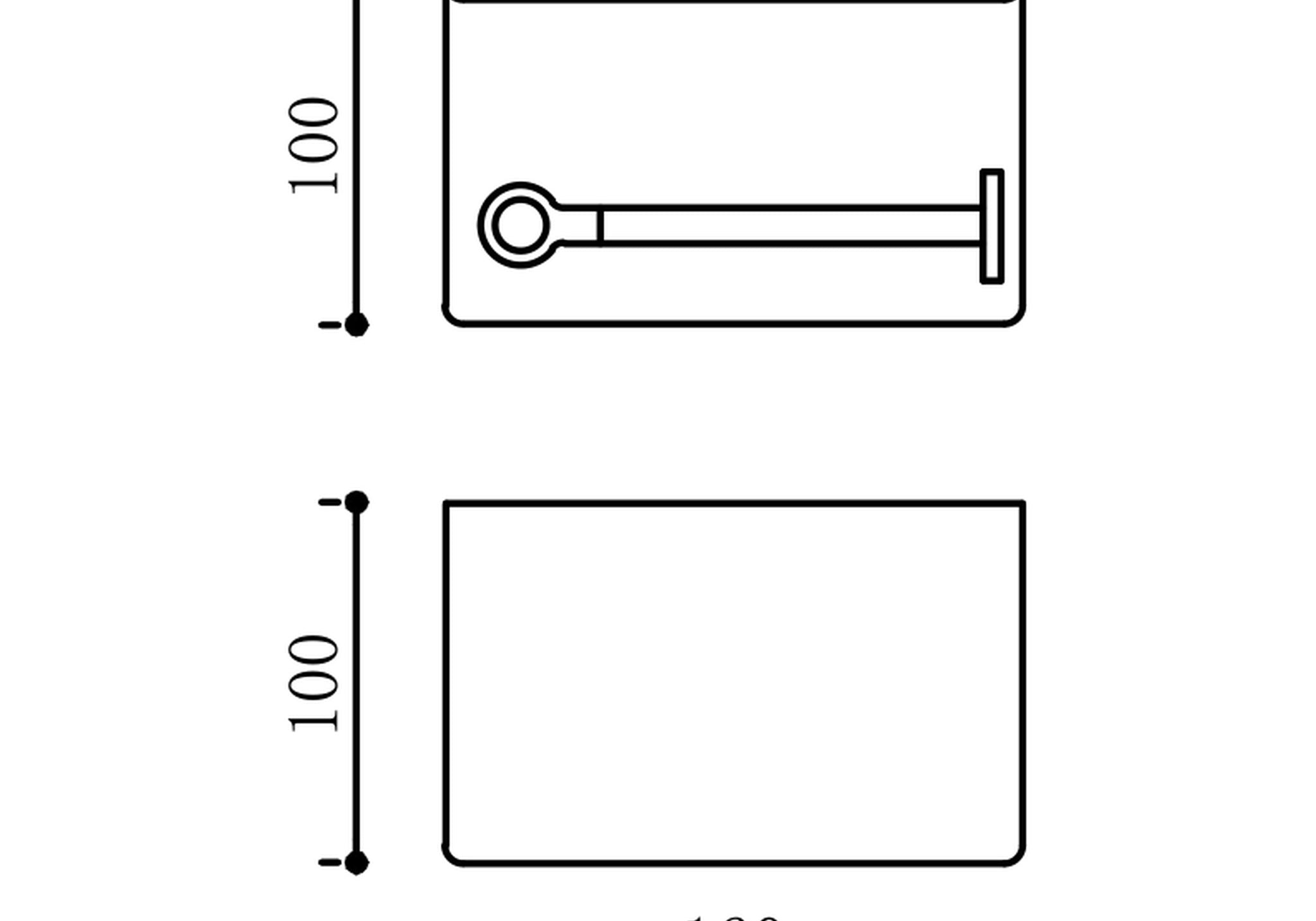 UCHWYT NA PAPIER WISZĄCY NORTHERN NICKEL BRUSHED OD MOBI GA1701NI