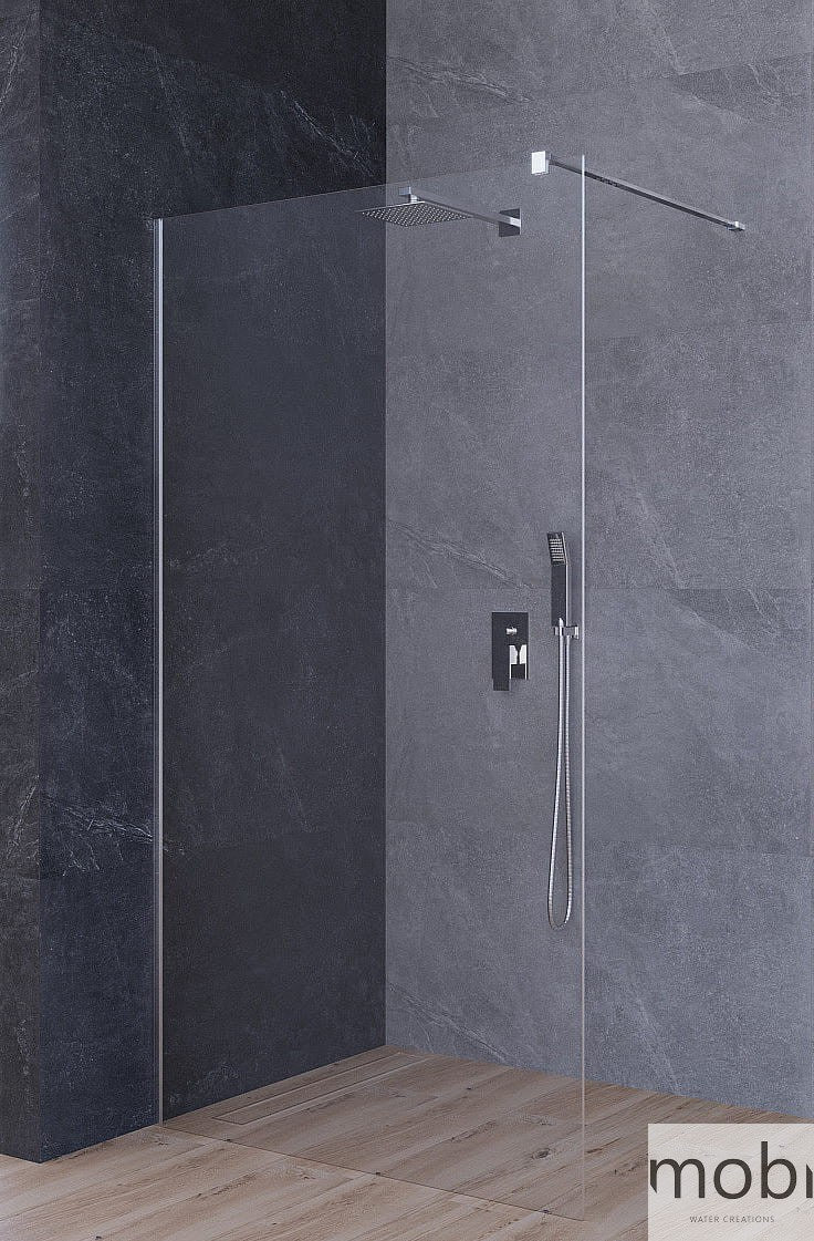 KABINA PRYSZNICOWA WALK-IN  CHROME OD MOBI WKIN110