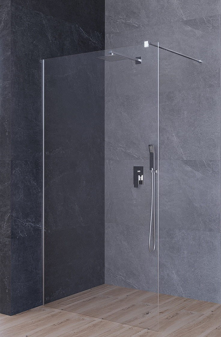 KABINA PRYSZNICOWA WALK-IN  CHROME OD MOBI WKIN80