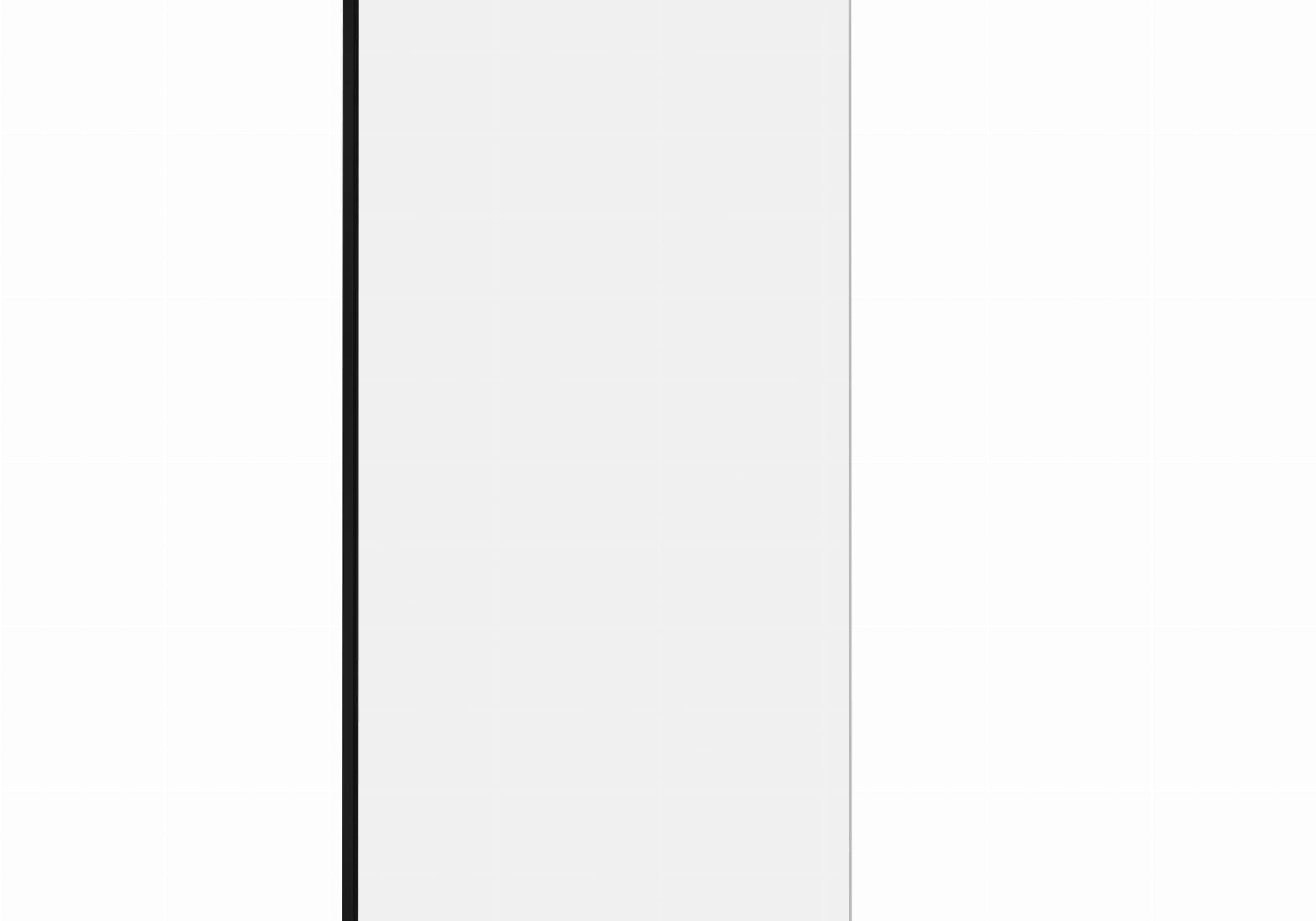 ŚCIANKA PRYSZNICOWA WALK-IN  BLACK OD MOBI WKIN90BK