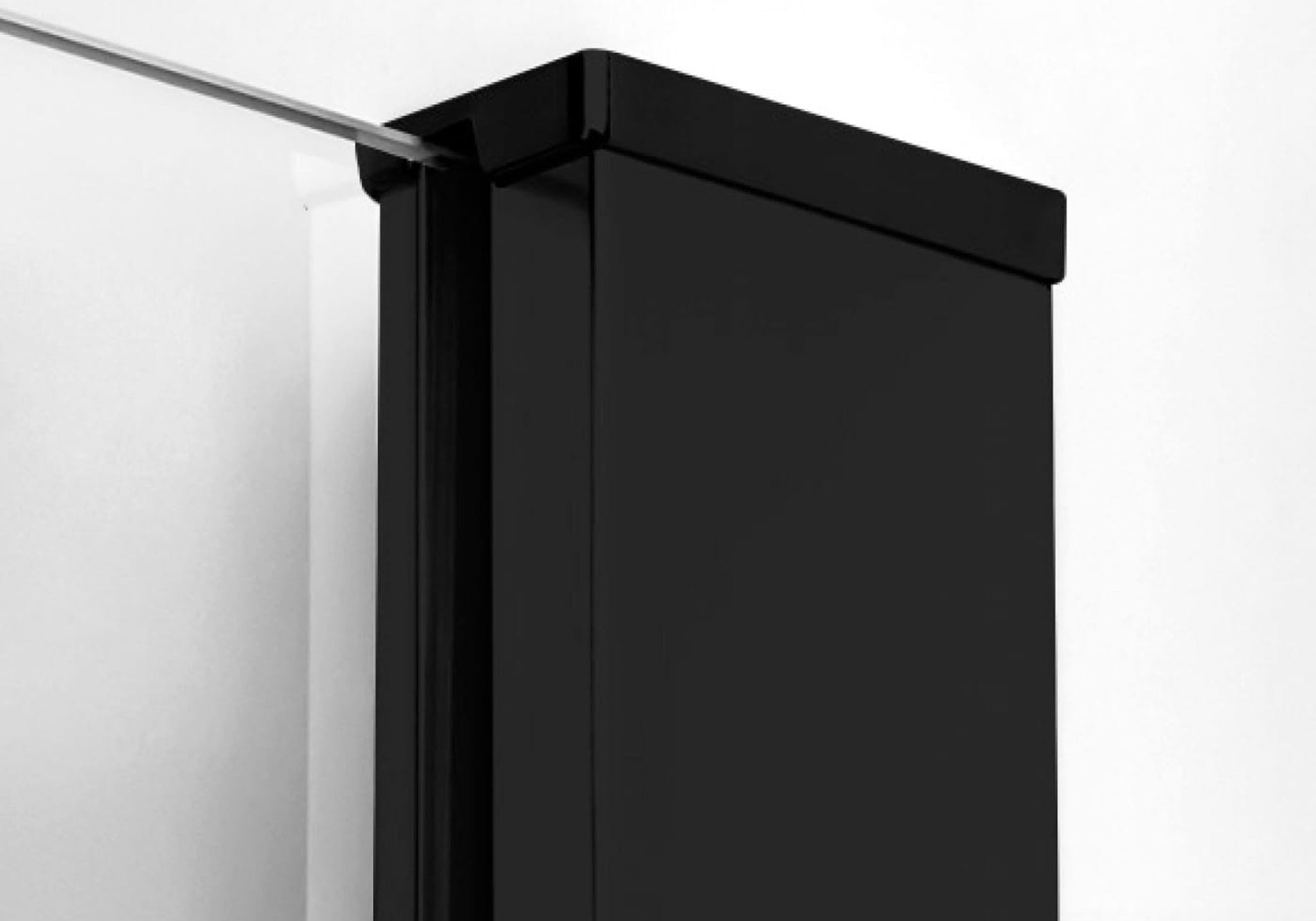 ŚCIANKA PRYSZNICOWA WALK-IN BLACK OD MOBI WKIN100BK