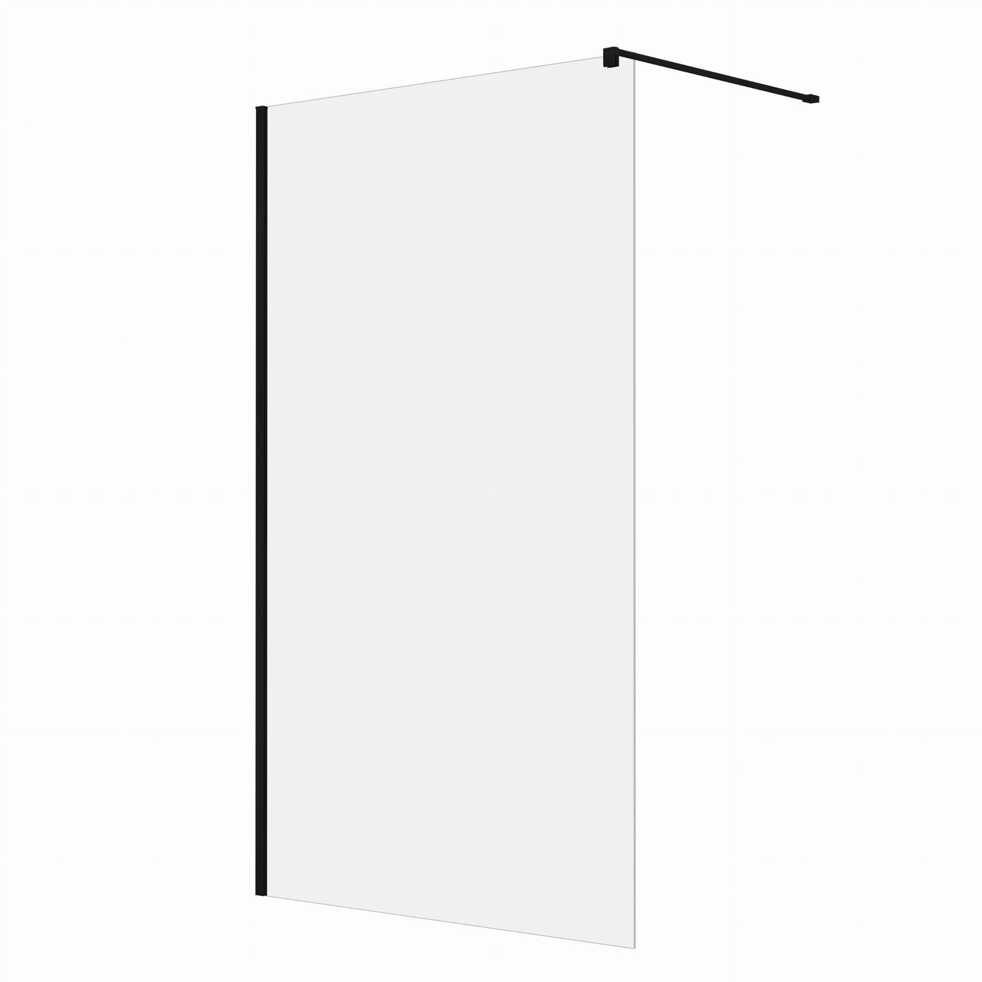 KABINA PRYSZNICOWA WALK-IN  BLACK OD MOBI WKIN100BK