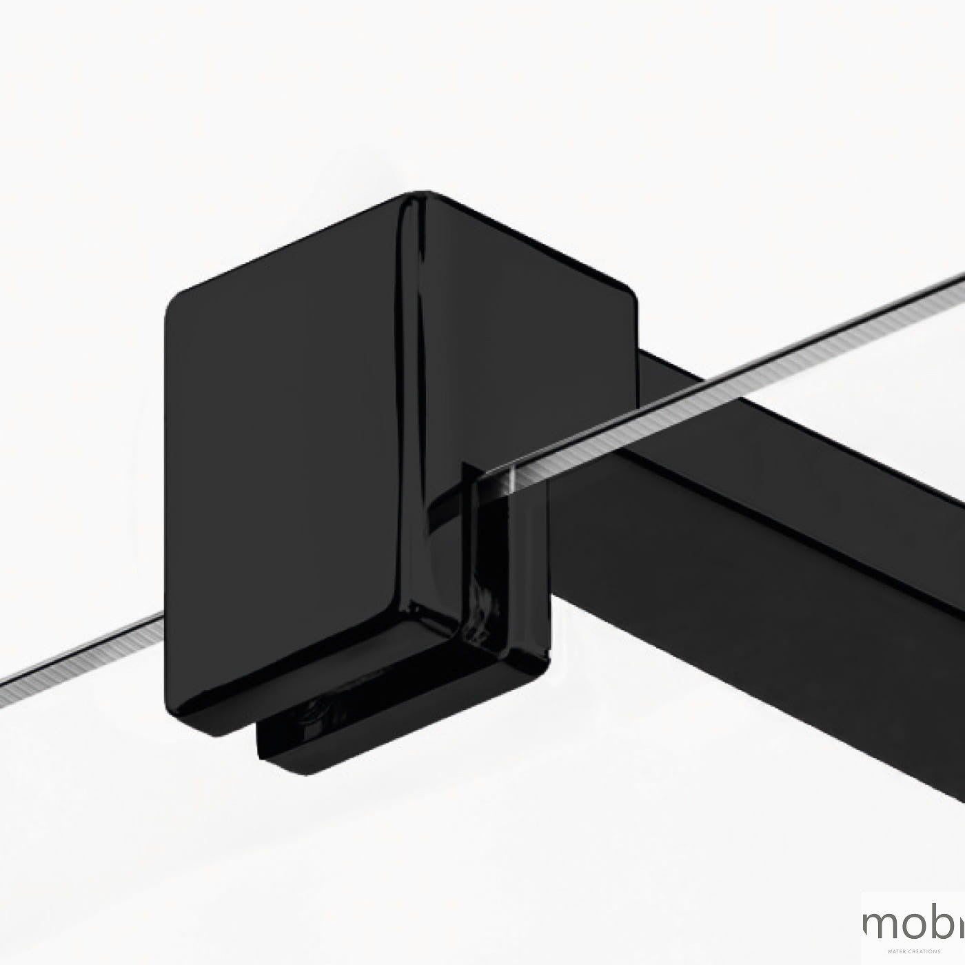 KABINA PRYSZNICOWA WALK-IN  BLACK OD MOBI WKIN110BK