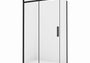 KABINA PRYSZNICOWA PRZESUWNA MY SPACE BLACK OD MOBI MF-MYSPC12090BK