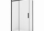 KABINA PRYSZNICOWA PRZESUWNA MY SPACE BLACK OD MOBI MF-MYSPC12090BK