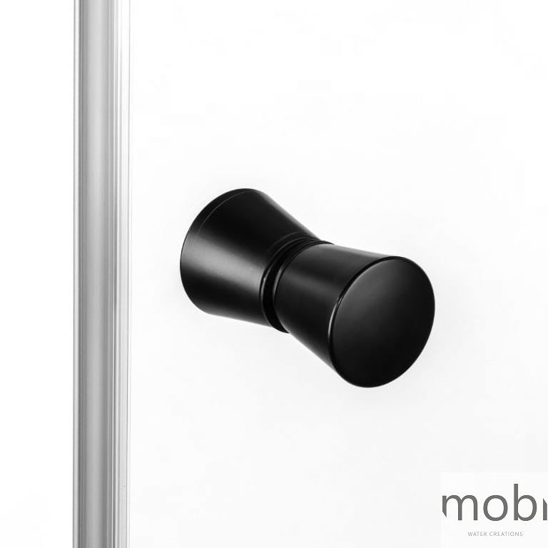 KABINA PRYSZNICOWA UCHYLNA AVENUE BLACK OD MOBI