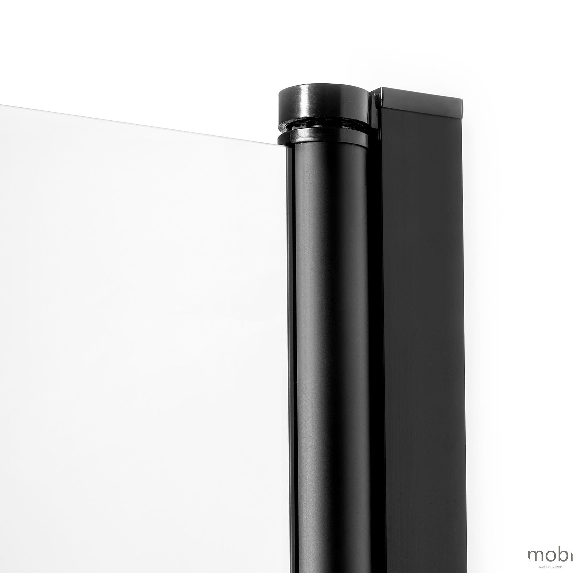 KABINA PRYSZNICOWA UCHYLNA AVENUE BLACK OD MOBI