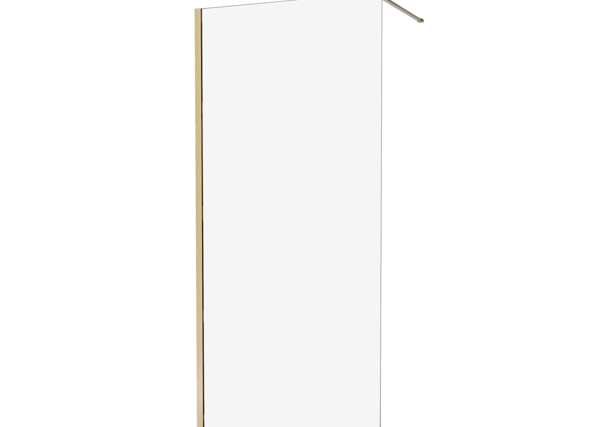 KABINA PRYSZNICOWA WALK-IN  GOLD BRUSHED OD MOBI WKIN110BG