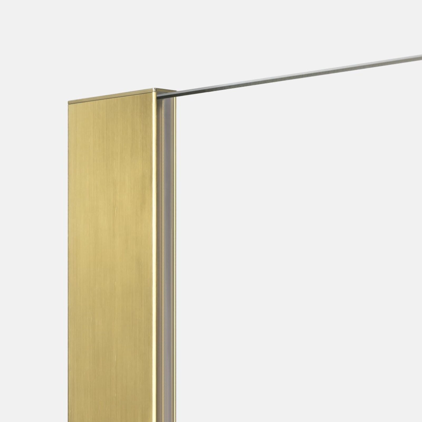 KABINA PRYSZNICOWA WALK-IN  GOLD BRUSHED OD MOBI WKIN110BG