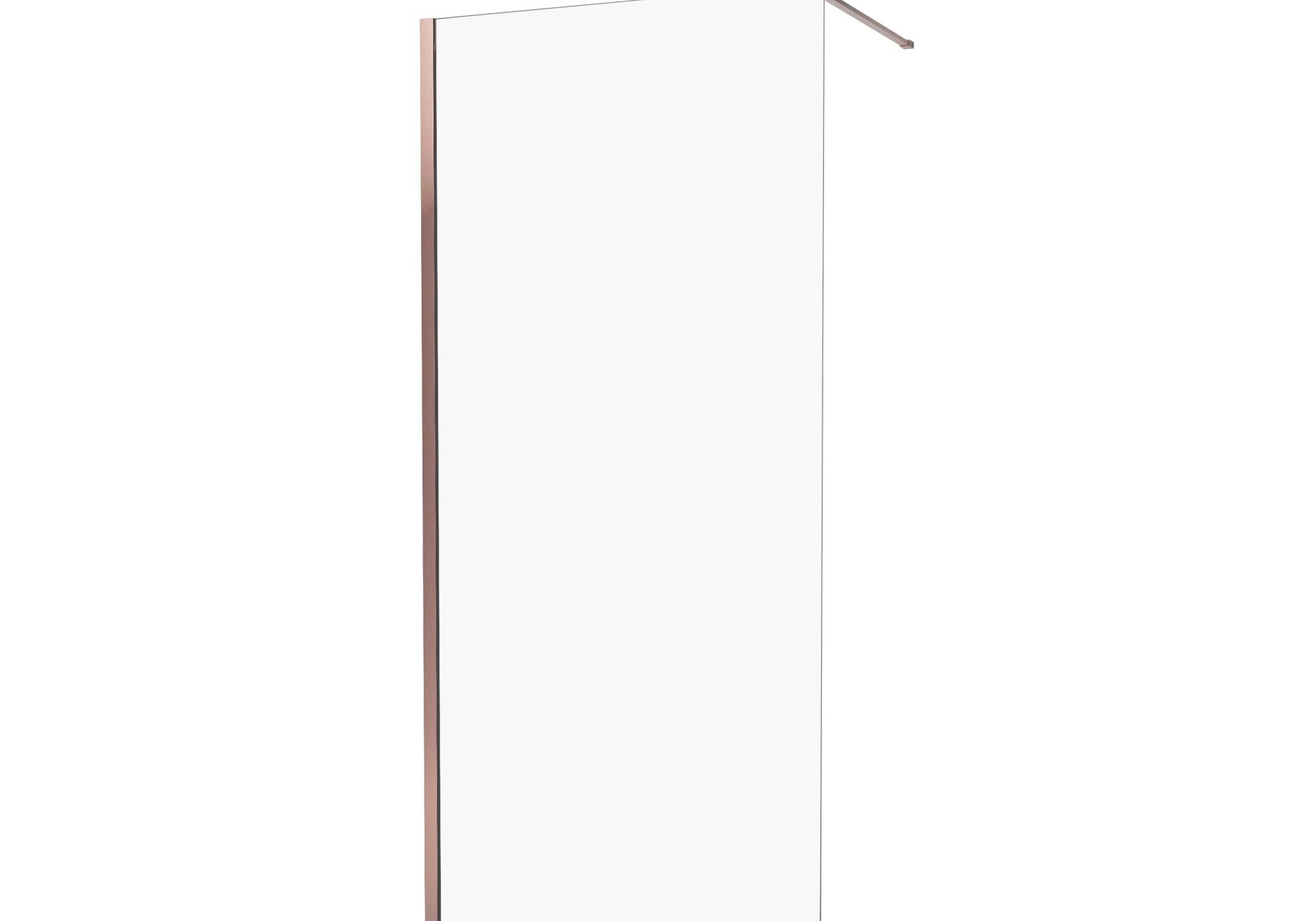 ŚCIANKA PRYSZNICOWA WALK-IN  COPPER BRUSHED OD MOBI WKIN100BC