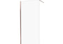 ŚCIANKA PRYSZNICOWA WALK-IN  COPPER BRUSHED OD MOBI WKIN100BC