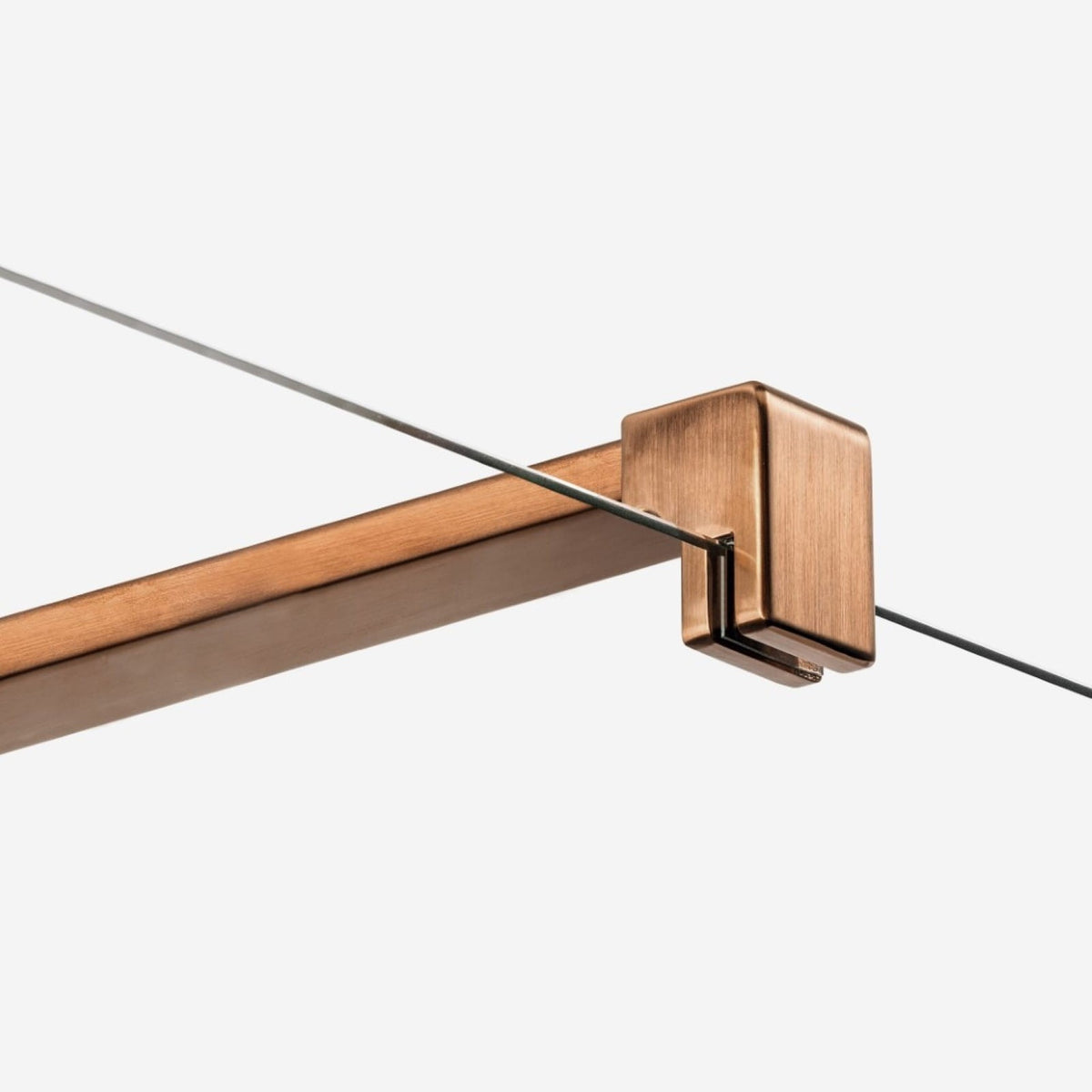 ŚCIANKA PRYSZNICOWA WALK-IN  COPPER BRUSHED OD MOBI WKIN100BC