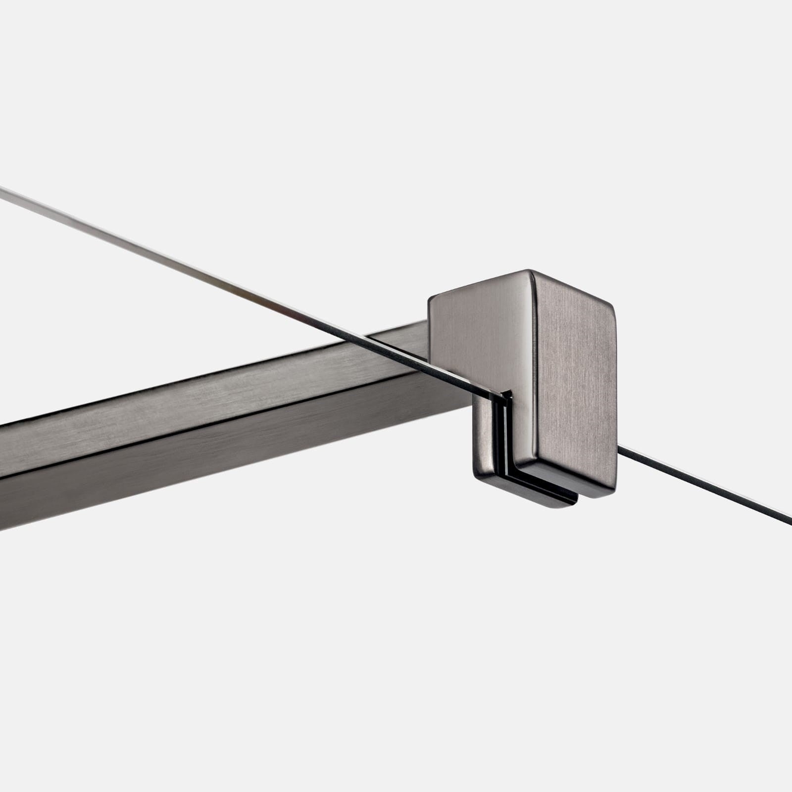 KABINA PRYSZNICOWA WALK-IN  GUNMETAL BRUSHED OD MOBI WKIN110BGR