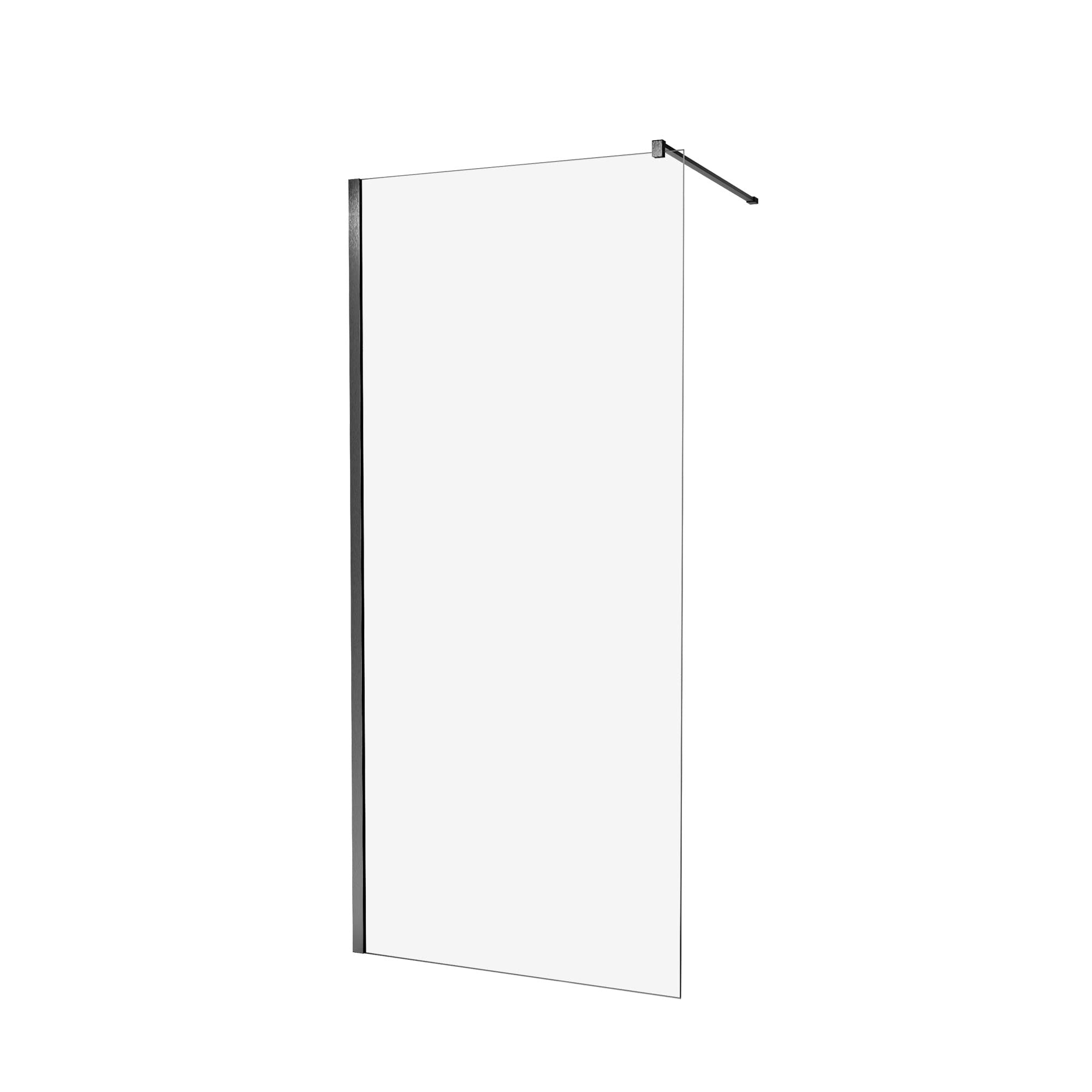 KABINA PRYSZNICOWA WALK-IN  GUNMETAL BRUSHED OD MOBI WKIN120BGR