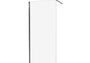 KABINA PRYSZNICOWA WALK-IN  GUNMETAL BRUSHED OD MOBI WKIN120BGR