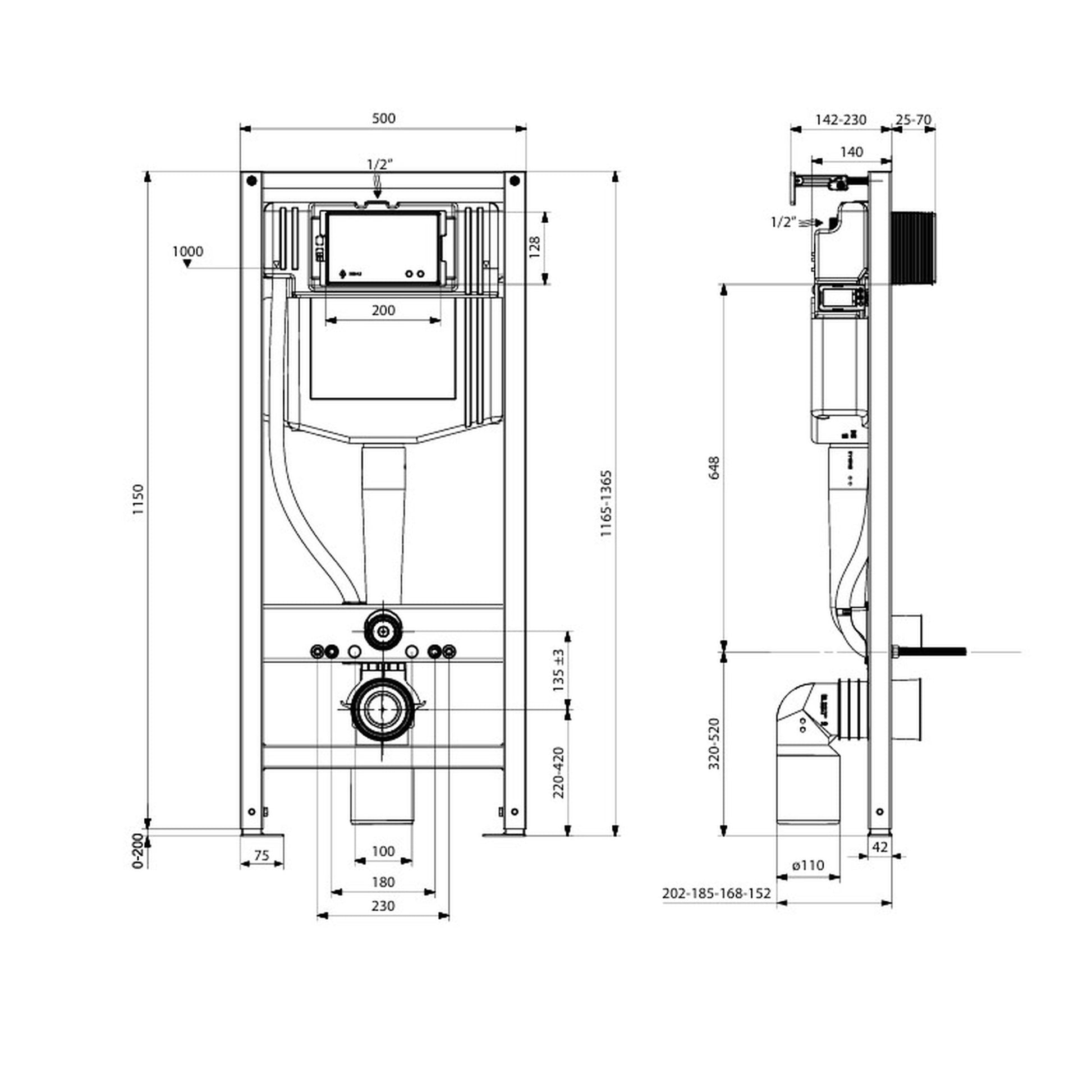 STELAŻ PODTYNKOWY  MOBITECH OD MOBI MT50MECH