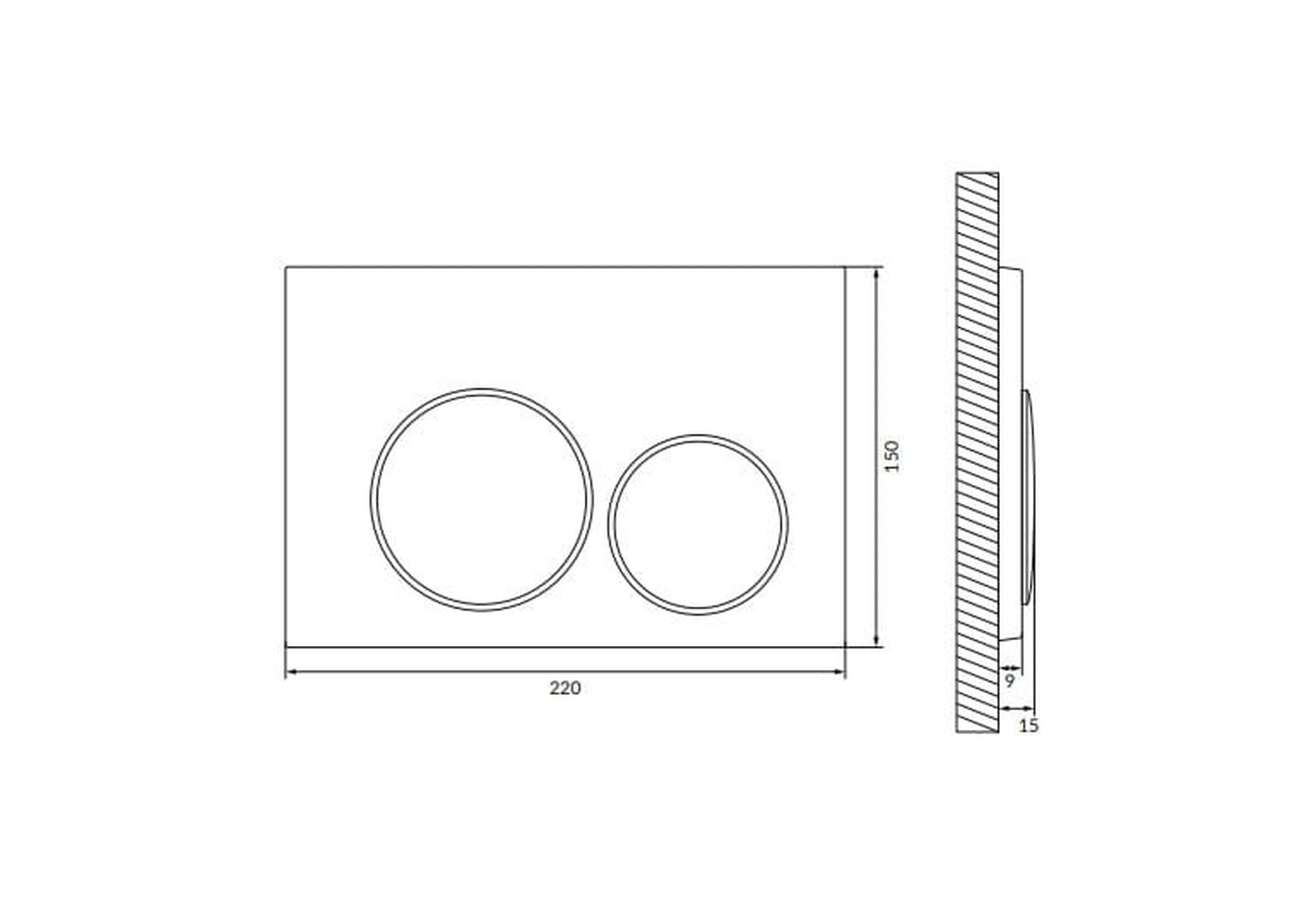 PRZYCISK DO STELAŻA PODTYNKOWEGO  MOBITECH OD MOBI MT-P-AP-MT50-CC-CB