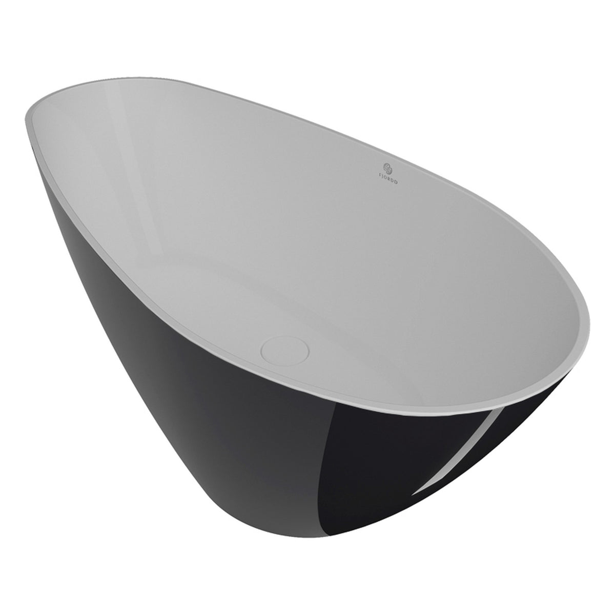 WANNA WOLNOSTOJĄCA SENJA VANAD-WHITE GLOSSY OD FJORDD BTFS00007C00G120F
