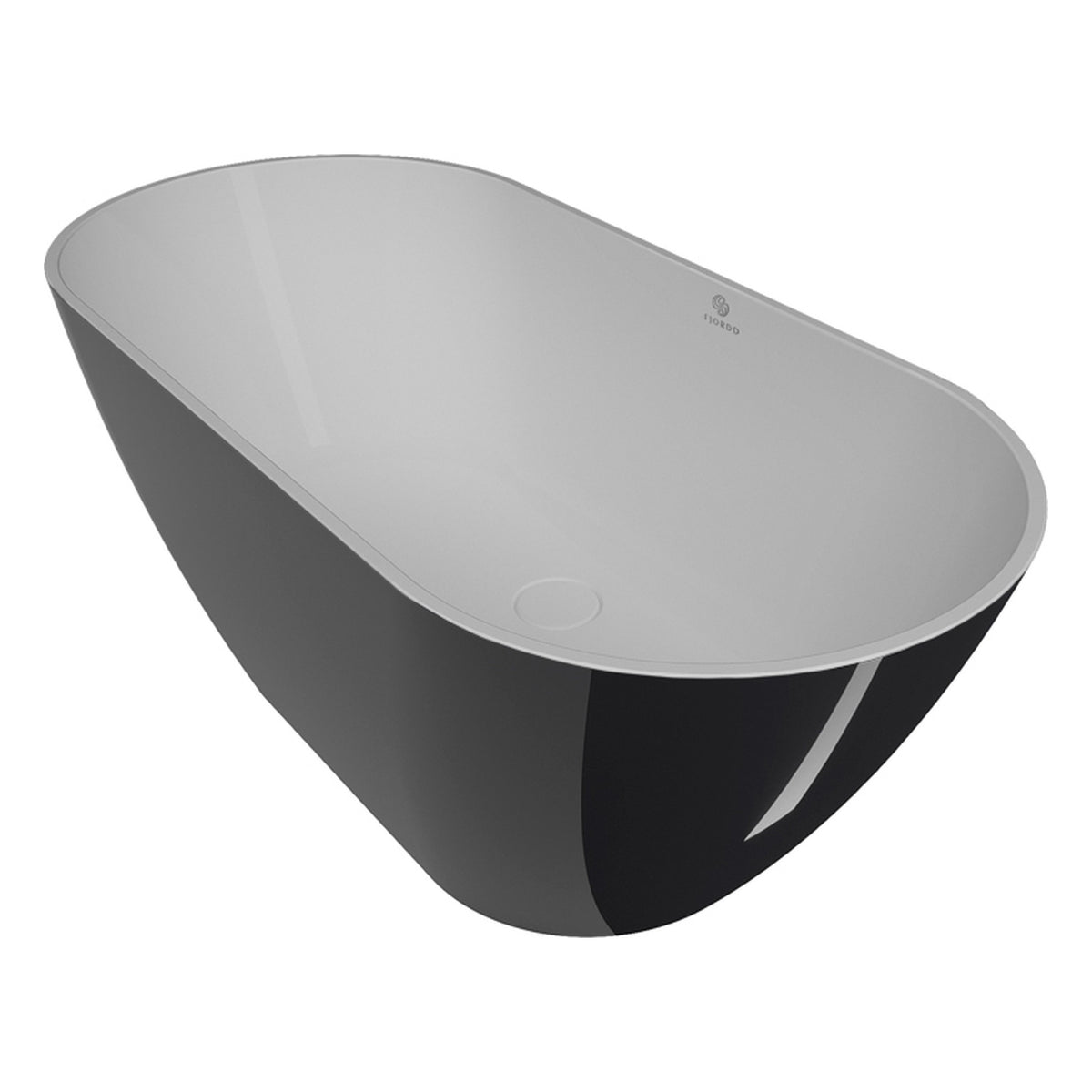 WANNA WOLNOSTOJĄCA SALMA VANAD-WHITE GLOSSY OD FJORDD BTFS00003C00G120F
