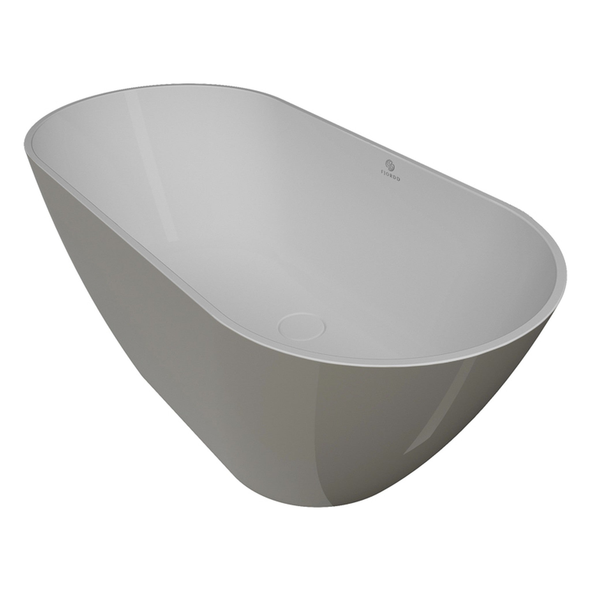 WANNA WOLNOSTOJĄCA SALMA BUNES-WHITE GLOSSY OD FJORDD BTFS00003C00G180F