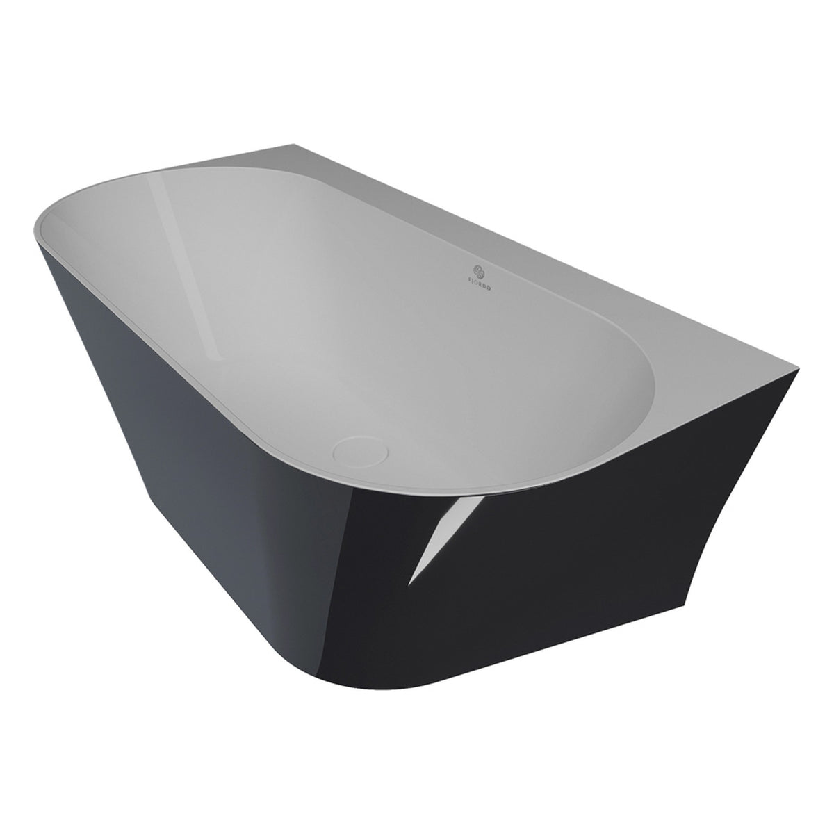 WANNA PRZYŚCIENNA RAMSA VANAD-WHITE GLOSSY OD FJORDD BTWM00004C00G120F
