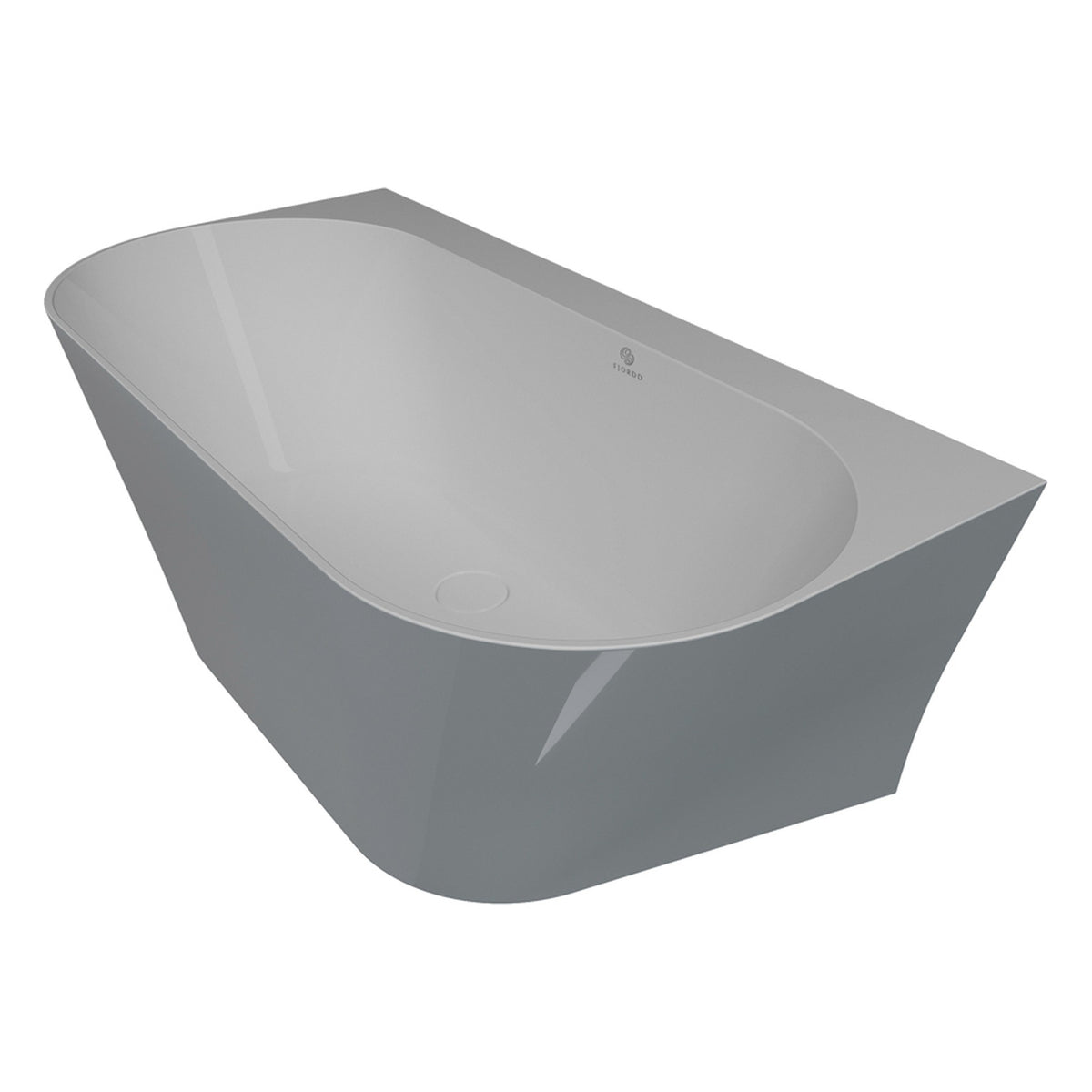 WANNA PRZYŚCIENNA RAMSA SLUD-WHITE GLOSSY OD FJORDD BTWM00004C00G160F