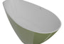 WANNA WOLNOSTOJĄCA SENJA OLIVIN-WHITE GLOSSY OD FJORDD BTFS00007C00G190F
